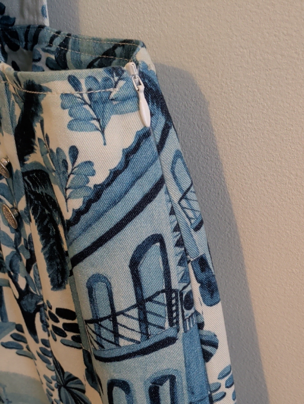 FARM RIO palm-print overalls - size small - Picture 7 of 16